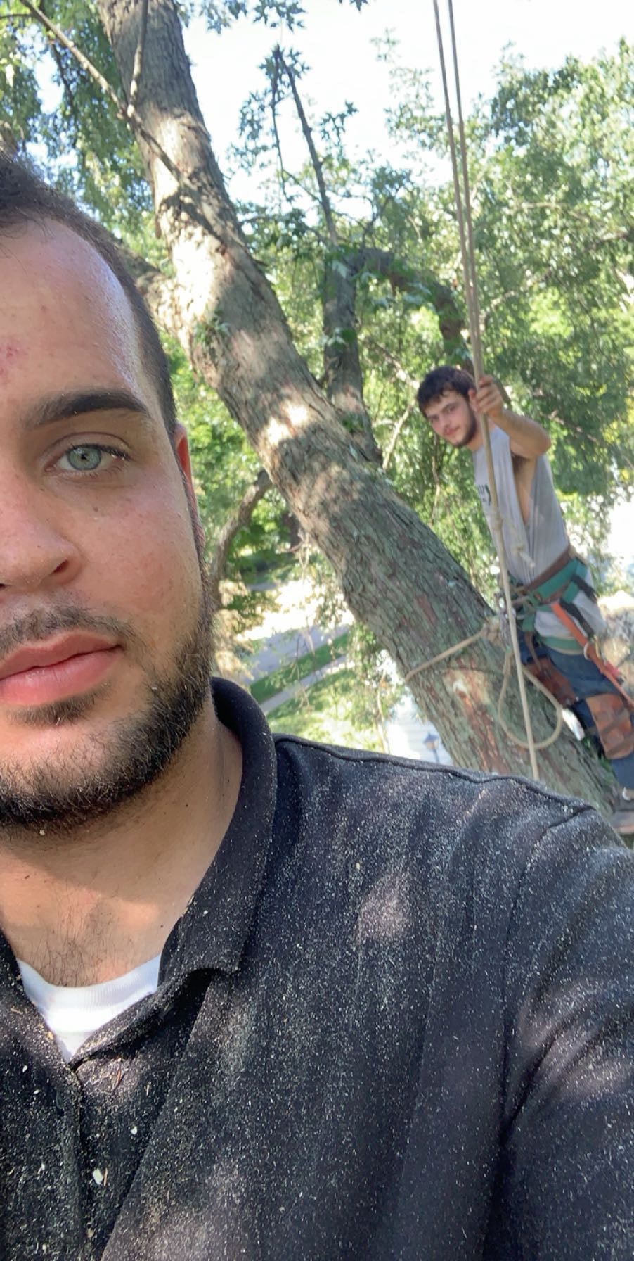Ultimate Cut crew on the job today
